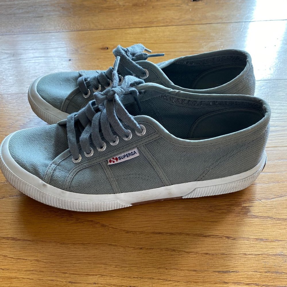 Superga COTU CLASSIC GREY SAGE sz 40, 9